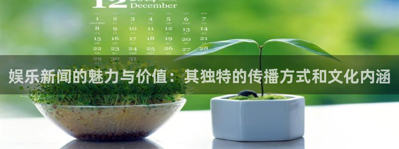 必发集团网站app：娱乐新闻的魅力与价值：其独特的传播方式和文化内涵